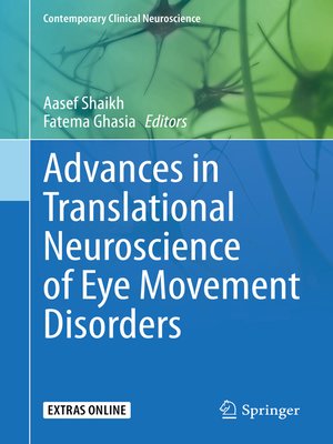 cover image of Advances in Translational Neuroscience of Eye Movement Disorders